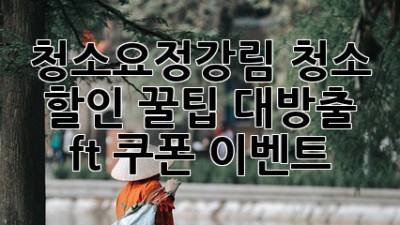 ✨청소요정🧚‍♀️강림! ✨청소 할인 꿀팁🍯 대방출 (ft. 쿠폰, 이벤트)